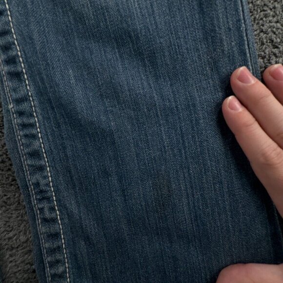 Big Star Sweet Boot Ultra Low Rise Denim Jeans Women Blue 28L Cotton Blend - Picture 8 of 16